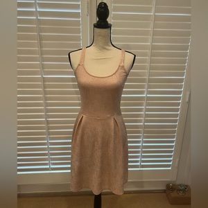 Shimmery pink mini dress, small